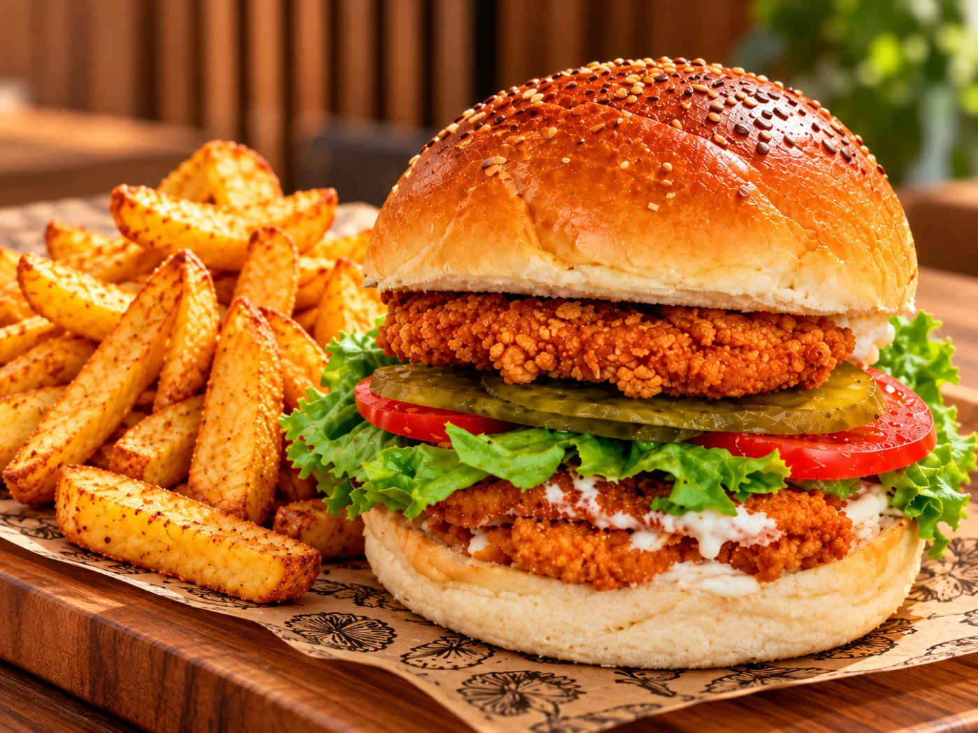 Çıtır tavuk burger 
